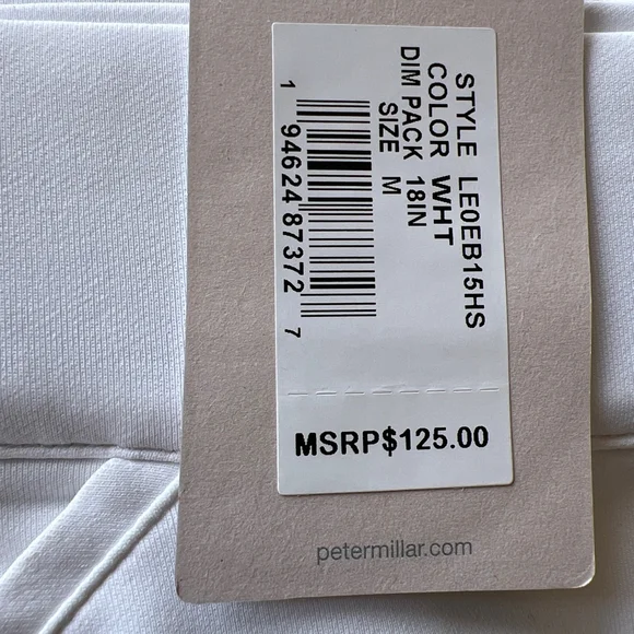 NWT Women's Peter Millar White Performance Golf Skort Size M - Picture 6 of 6
